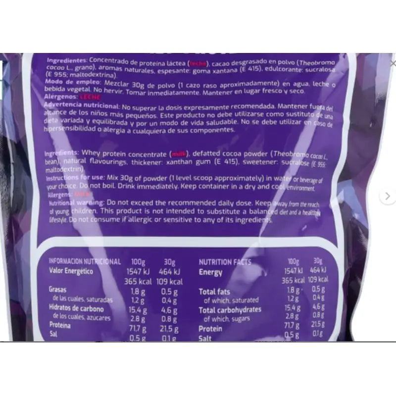 Sotya Proteine Molkenprotein Schokolade 1Kg.