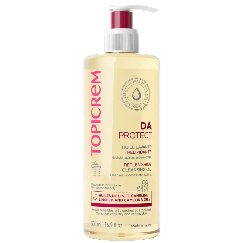 Topicrem Da Relipidising-Reinigungsöl , 500 ml