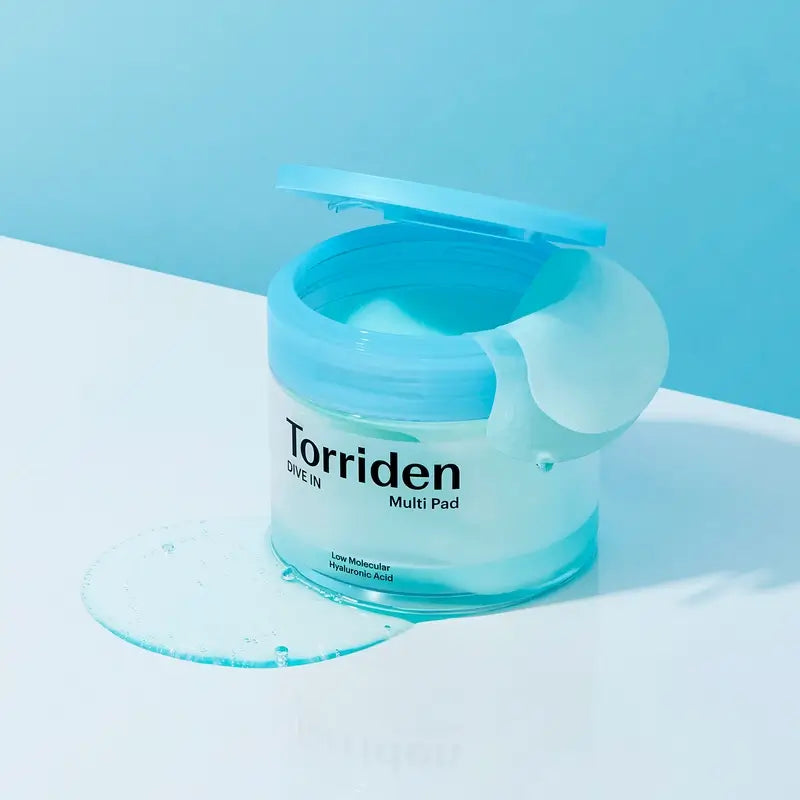 Torriden Dive-In Niedermolekulare Hyaluronsäure Multi-Pad , 80 Stück.