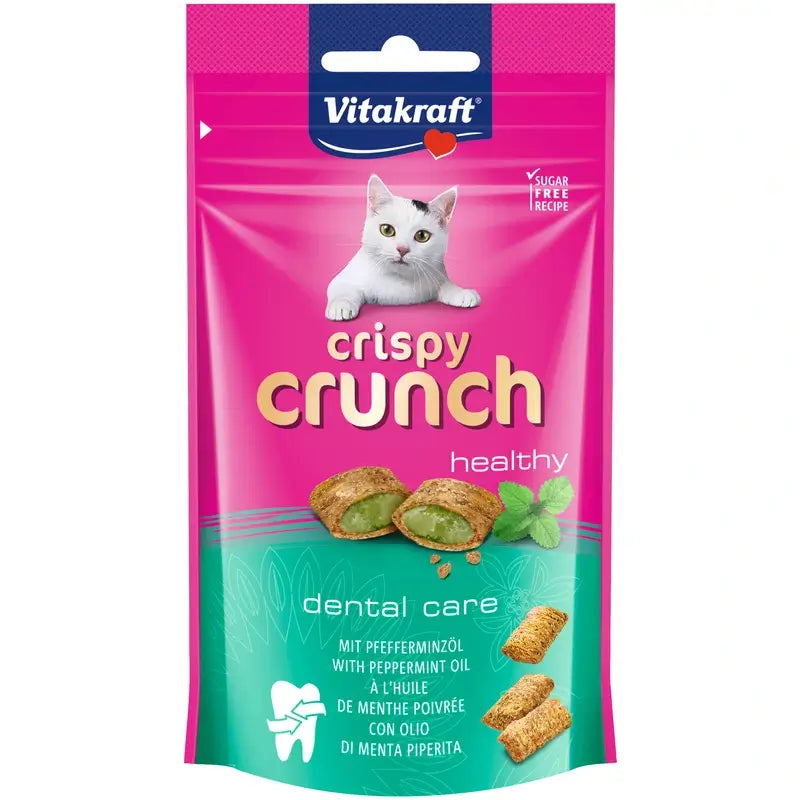 Vitakraft Crispy Crunch Dental für Katzen 8 x 60 g