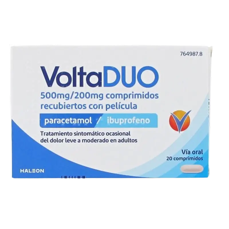 Voltadol Voltaduo 500 Mg/200 Mg, 20 tablets