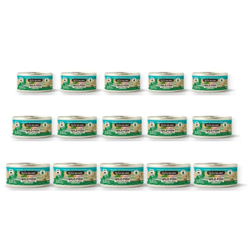 Wild Balance Philosophie Fisch Barf für Katzen, 120 g, 6er-Pack