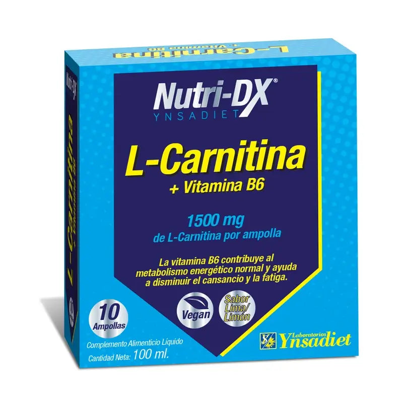 Ynsadiet L-Carnitin 1500Mg. 10Amp. Nutri-Dx
