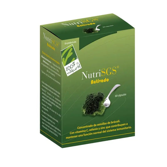 100%Natura Nutrisgs Activated , 60 capsules