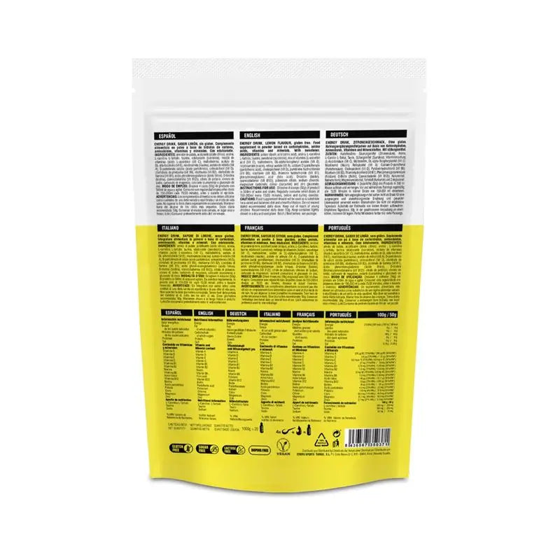 226Ers Energy Drink Energy Drink Zitrone, 500 g