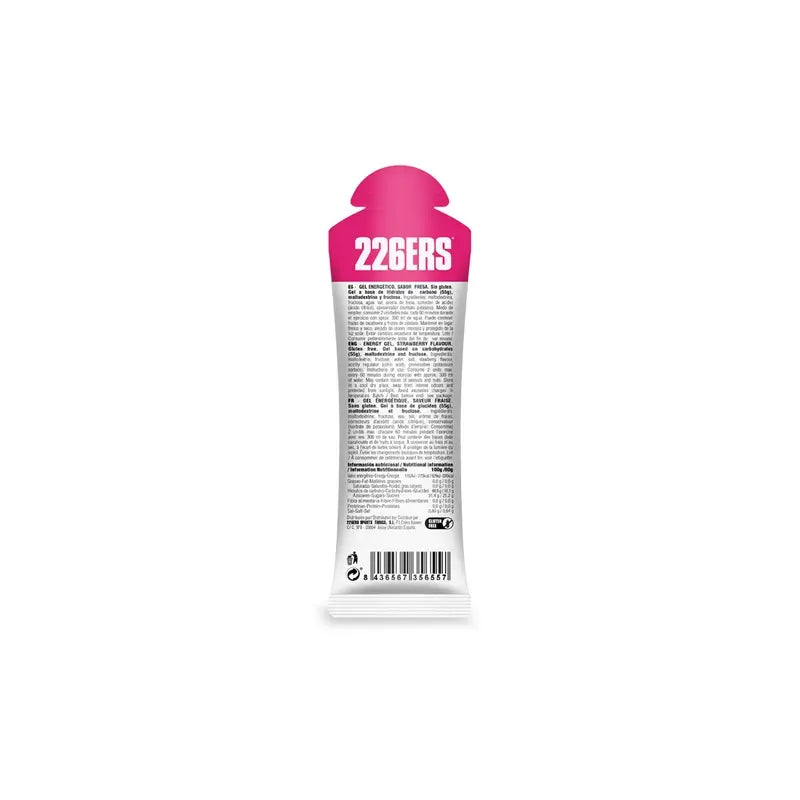226Ers High Fructose Gel Strawberry , 80 Gramm