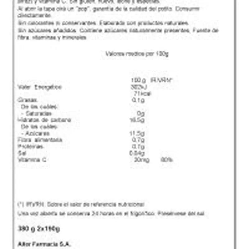 Nutriben Packung Topf Mazedonien Obst Obst Getreide 5 X 2 X 190 Gr
