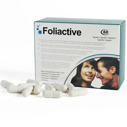 500Cosmetics Foliactive Pills Food Supplement for Hair Loss, 60 Capsules