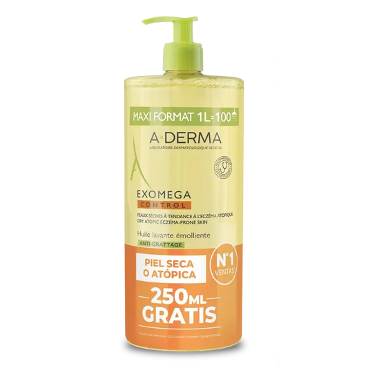 A-Derma Exomega Oil Control Cleanser for Atopic Skin 1L