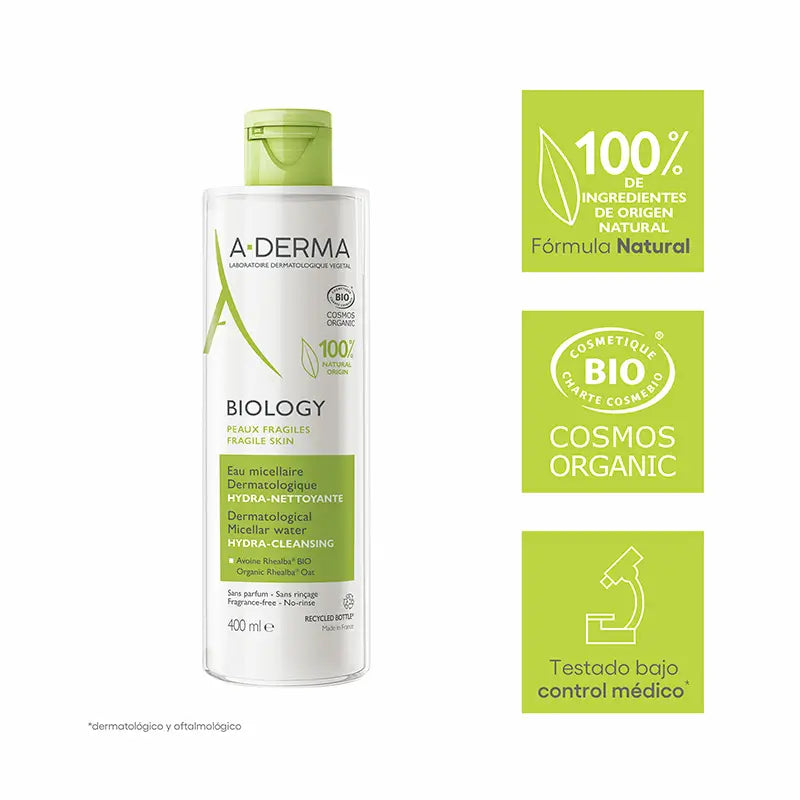 A-Derma Biology Dermatologisches Micellarwasser 400 ml