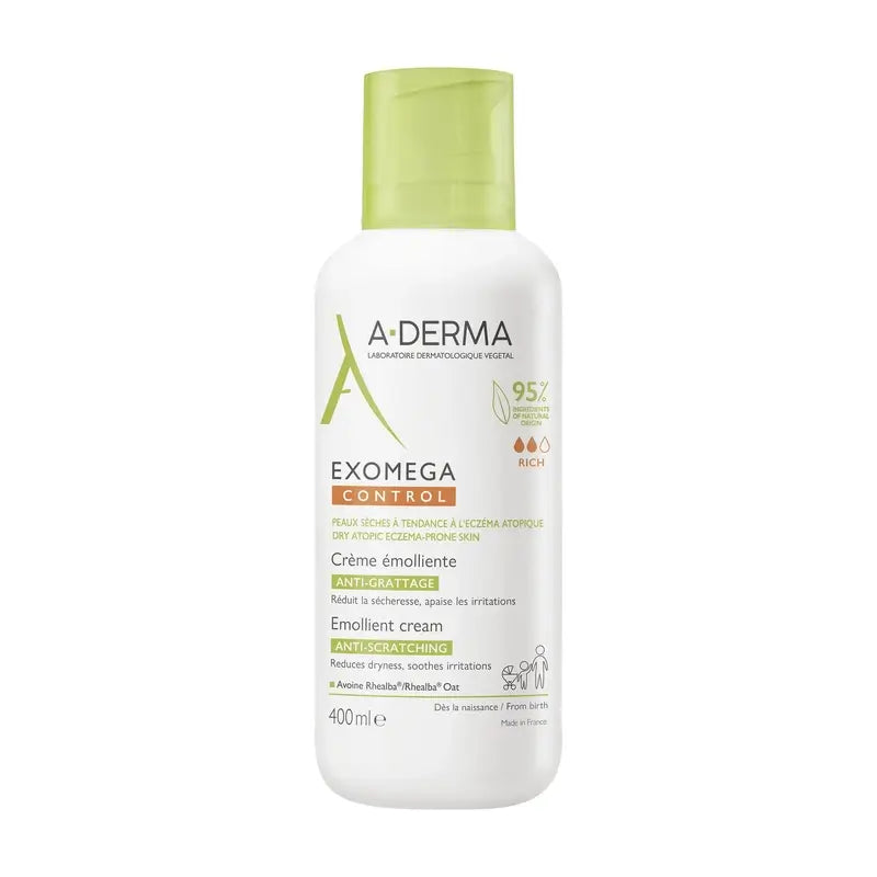 A-Derma Exomega Control Emollient Creme, 400 ml