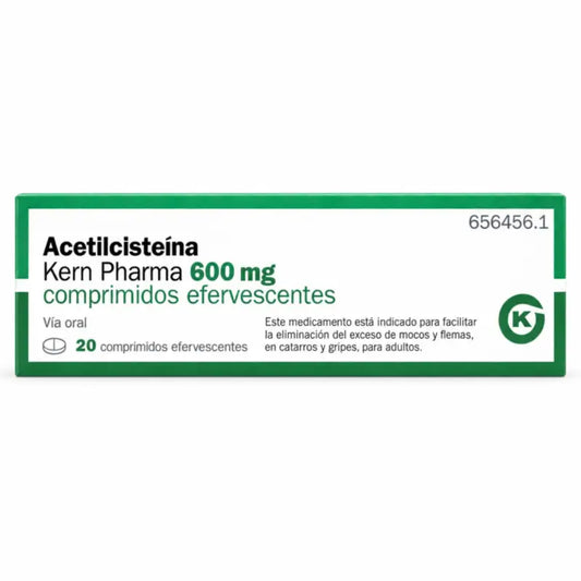 Acetylcystein 600 mg, 20 Brausetabletten Kern Pharma