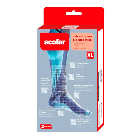 Acofar Diabetic Foot Sock Size Xl