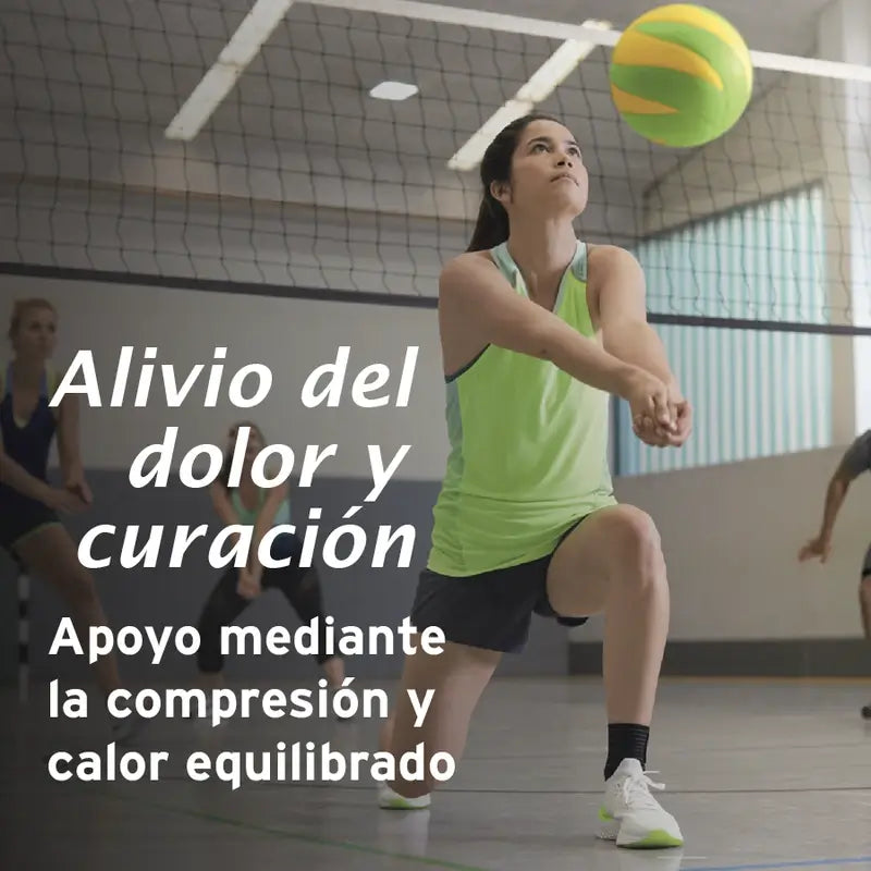 Actimove Elastische Knöchelbandage mit verstellbarem Stabilisierungsriemen, Farbe Schwarz, Größe L