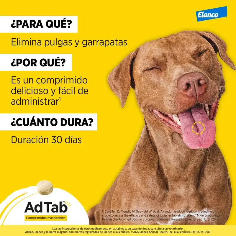 AdTab 112Mg Kautabletten Hunde 2,5-5,5Kg, 1Kpd