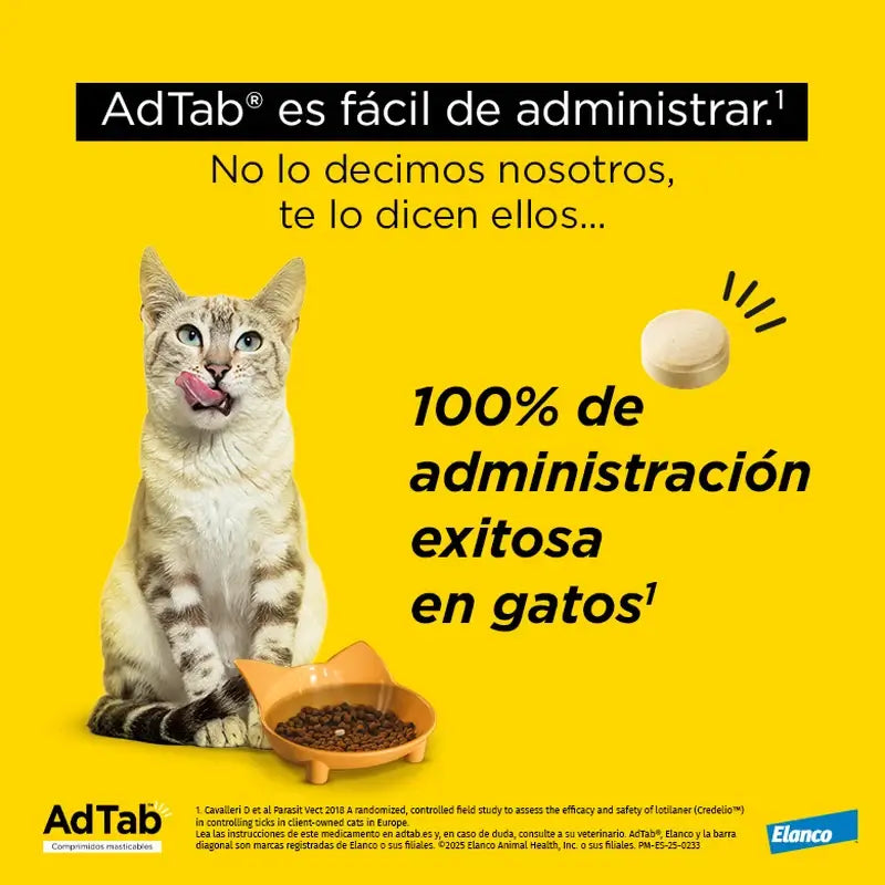 AdTab 48Mg Kautabletten Katzen 2-8Kg, 3Cpd