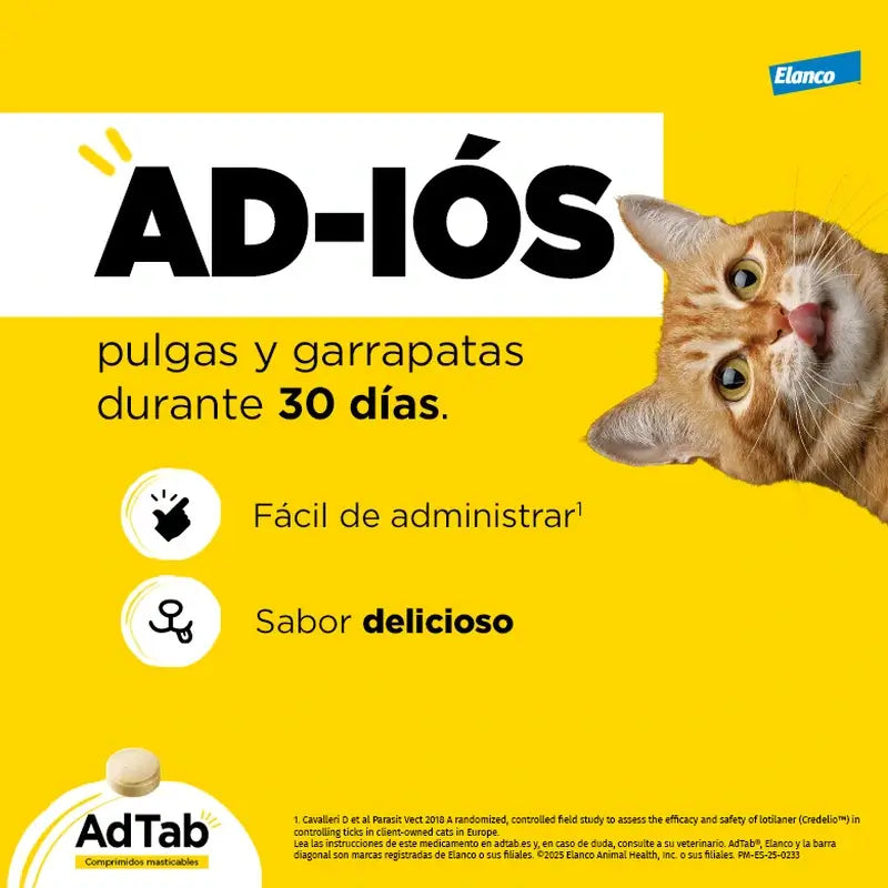 Adtab 48Mg Kautabletten Katzen 2-8Kg, 2 Tabletten