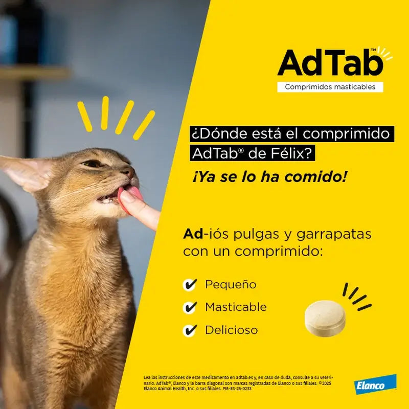Adtab 48Mg Kautabletten Katzen 2-8Kg, 6 Tabletten