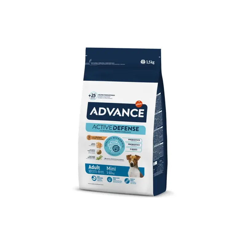 Advance Canine Adult Mini Huhn-Reis 1,5Kg, Hundefutter für Hunde