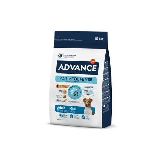 Advance Canine Adult Mini Huhn-Reis 3kg, Hundefutter für Hunde