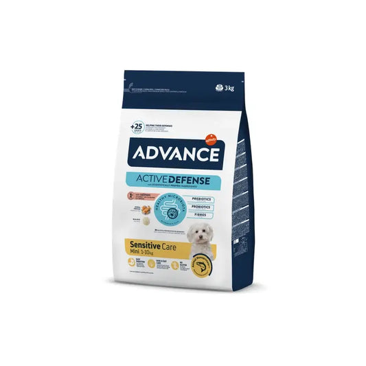 Advance Canine Adult Sensitive Mini Salmon 3Kg, Hundefutter für Hunde