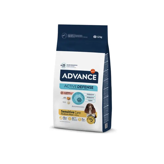 Advance Canine Adult Sensitive Lachs-Reis 12Kg, Hundefutter für Hunde