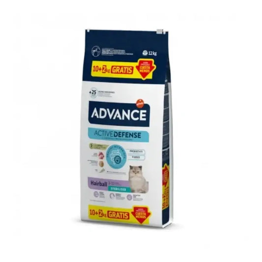 Advance Adult nicht sterilisiertes Katzenfutter mit Huhn, 10+2 kg
