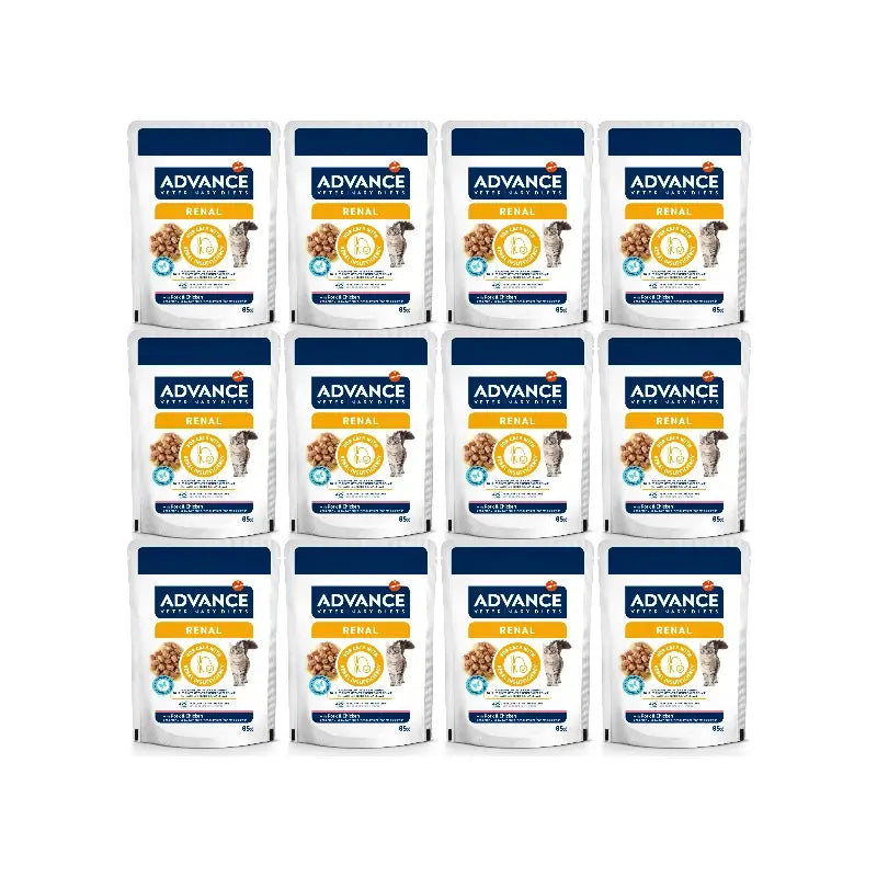 Advance Nieren-Nassfutter für Katzen, Einzelportionen, 12 x 85 g