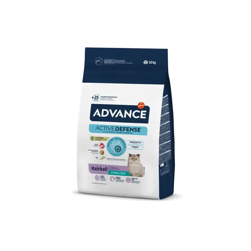 Advance Feline Adult Sterilised Hairball 10Kg, Katzenfutter