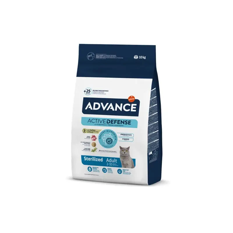 Advance Feline Adult Sterilised Turkey 10Kg, Katzenfutter