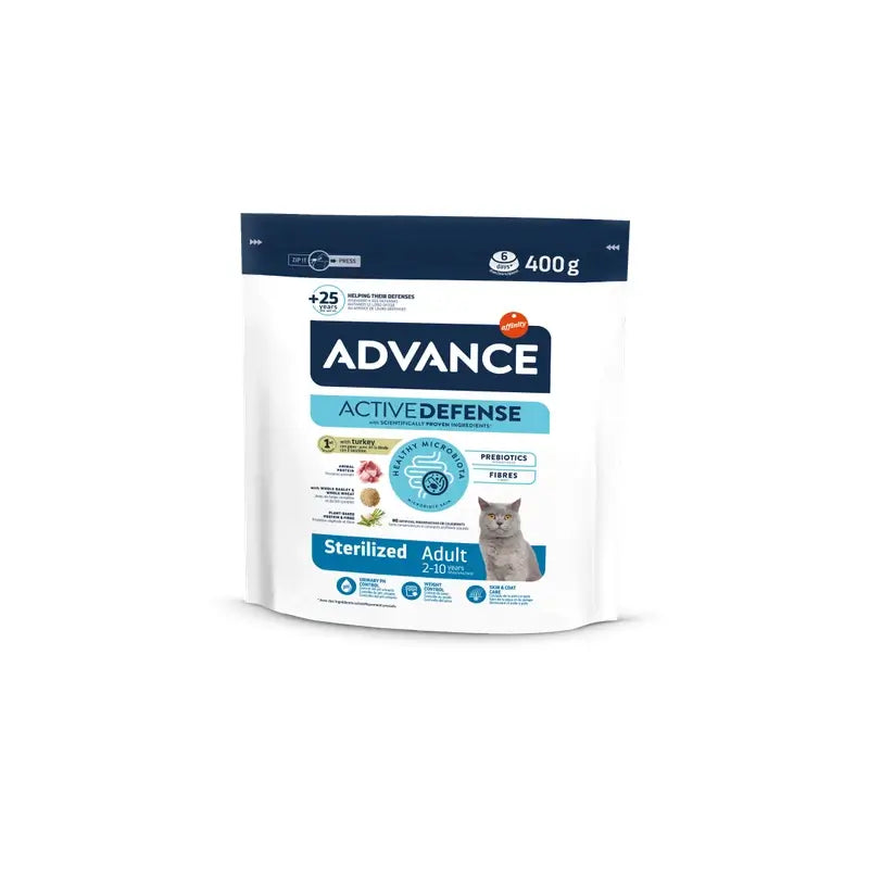 Advance Feline Adult Sterilised Turkey 400Gr, Katzenfutter