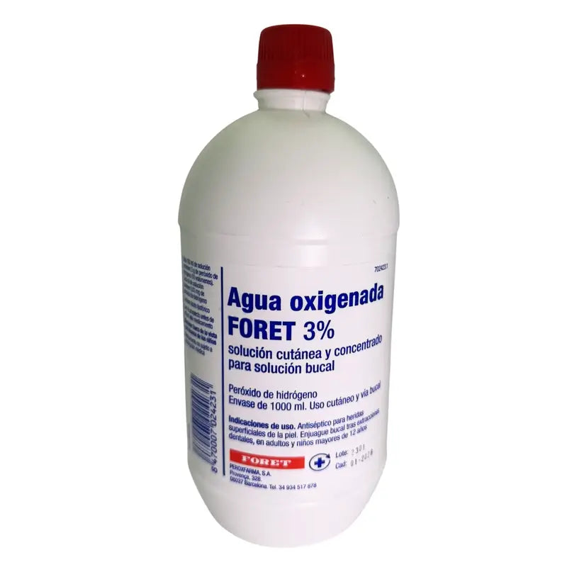 Sauerstoffhaltiges Wasser Foret 10 Volumina 1 Liter
