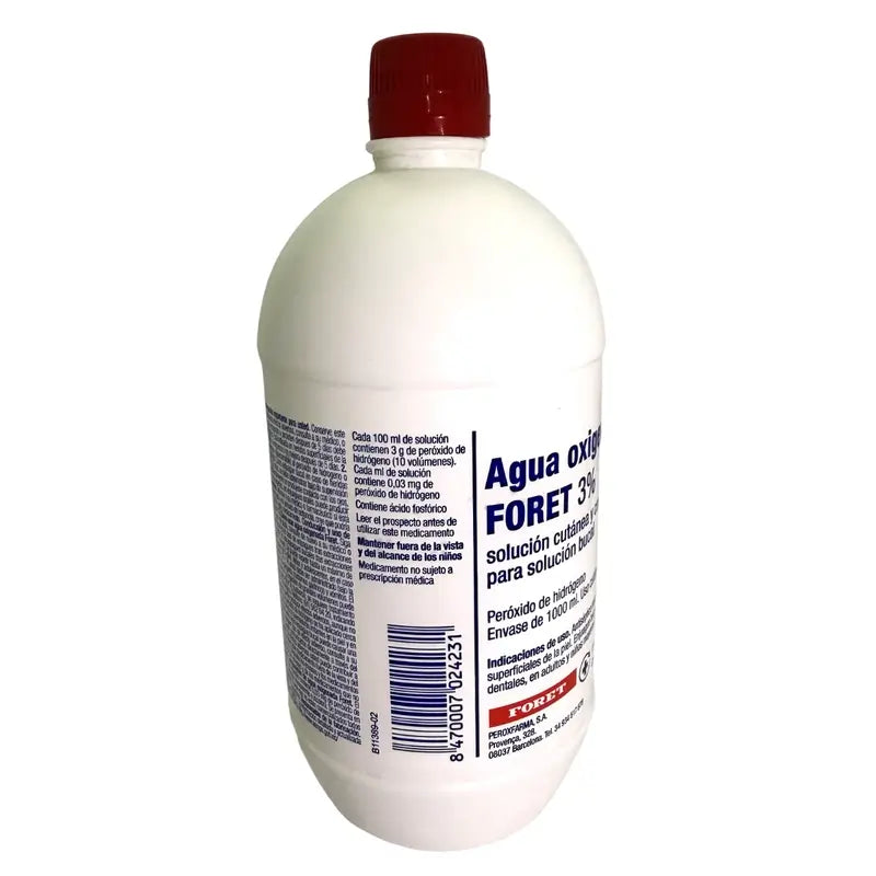 Sauerstoffhaltiges Wasser Foret 10 Volumina 1 Liter