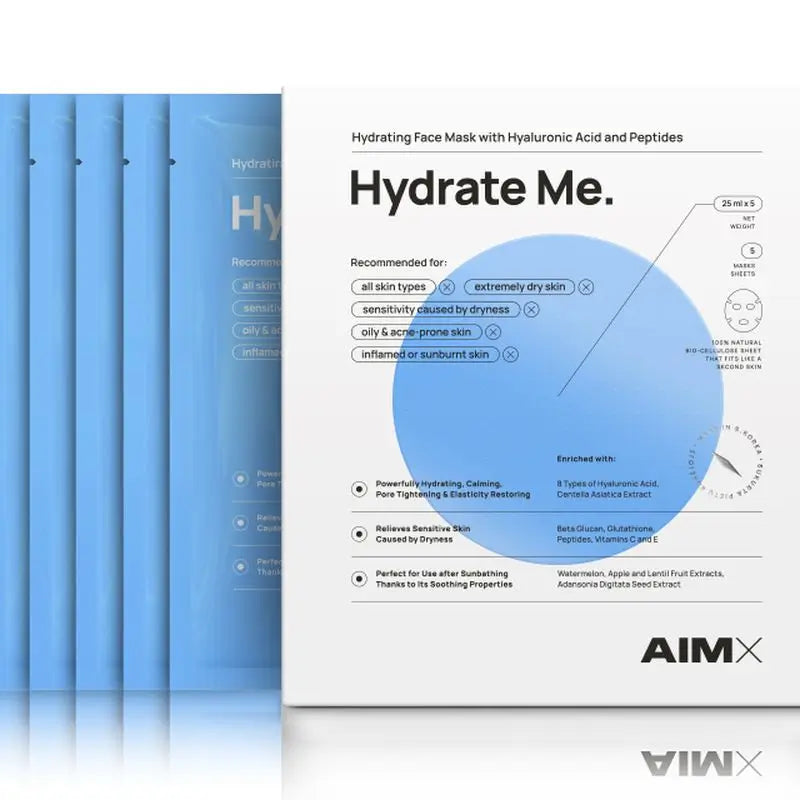 Aimx "Hydrate Me" Gesichtsmaske, 25 ml