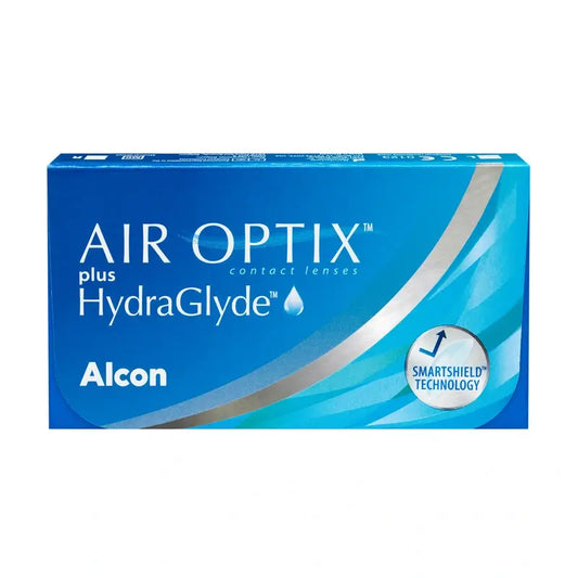 Air Optix Plus Hydraglade Monatliche sphärische Kontaktlinsen, 3 Stück