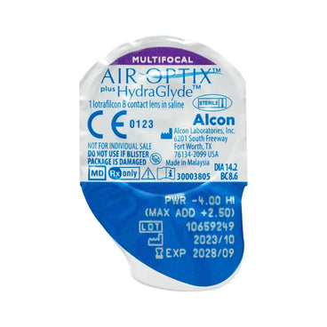 Air Optix Plus HydraGlyde Multifokale Monatslinsen, 6 Stück