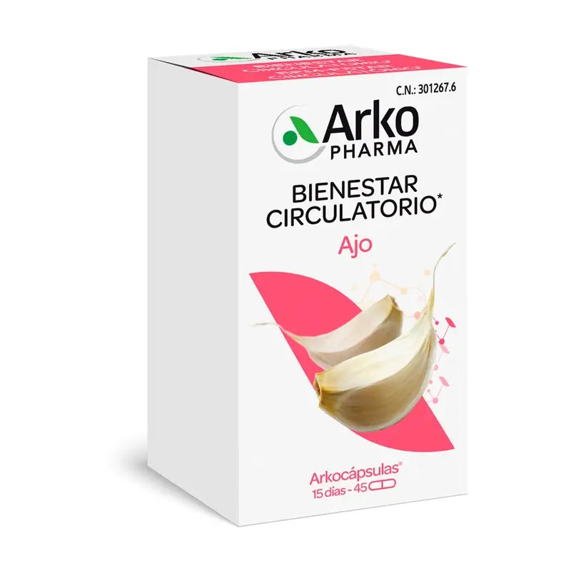 Arkopharma Arkocápsulas Garlic, 45 capsules
