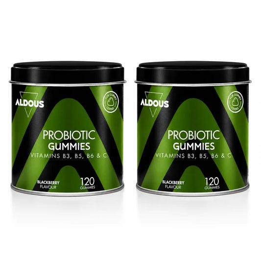Aldous Bio Probiotika mit Vitaminen in Gummibärchen, 120, Packung 2