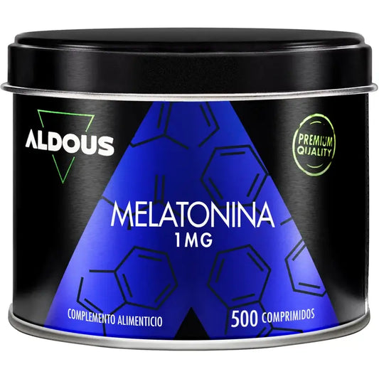 Aldous Labs Food Supplement Pure Melatonin 1 Mg , 500 tablets