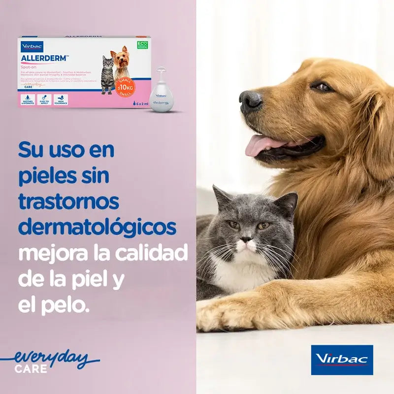 Virbac Allerderm Spot-On 4 ml 6 Pipetten