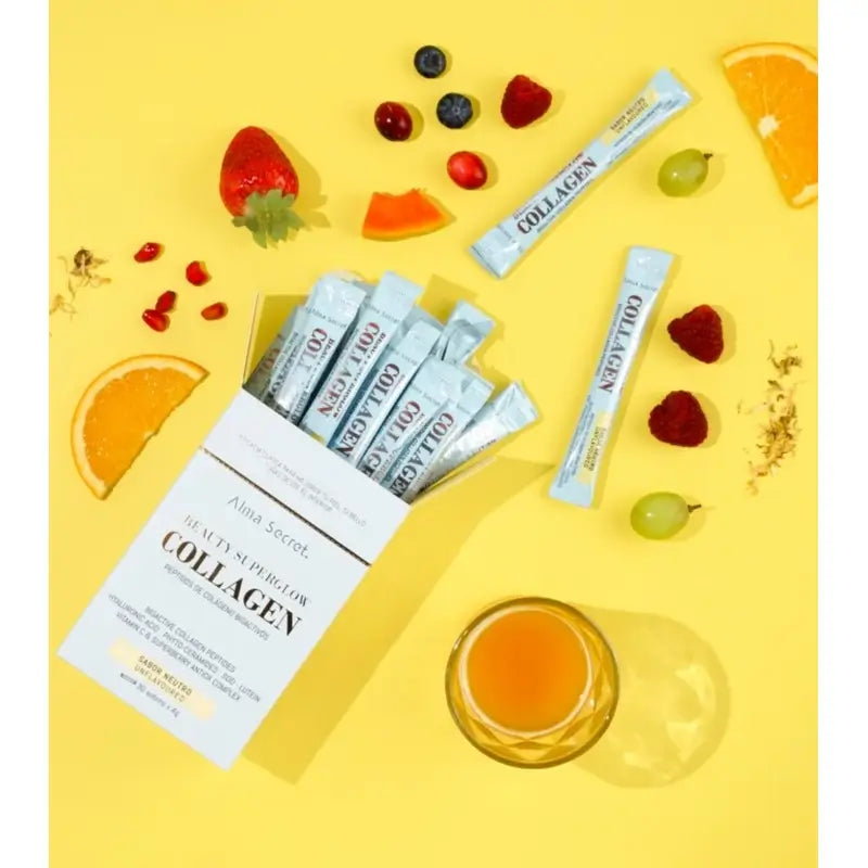 Alma Secret Beauty Superglow Collagen Neutral Geschmack , 30x3 g