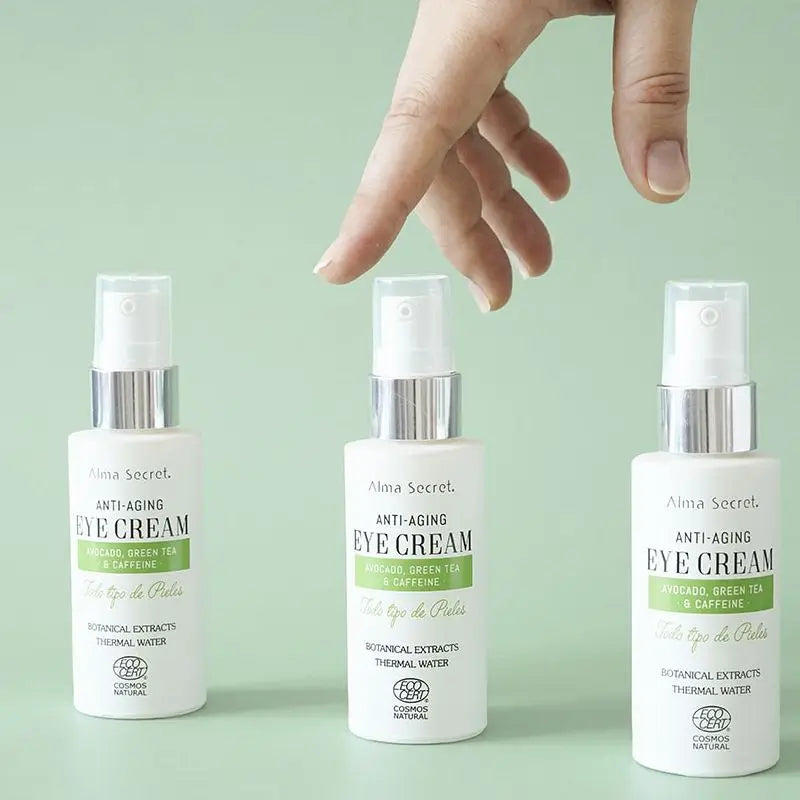 Alma Secret Anti-Aging Augenkontur mit Avocado, grünem Tee und Koffein