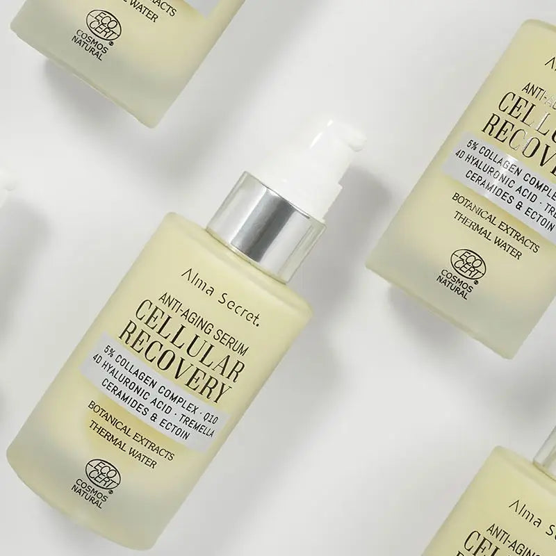 Alma Secret Cellular Recovery Serum 5% Kollagenkomplex, Q10, 4D Hyaluronsäure, Tremella, Ceramide & Ectoin