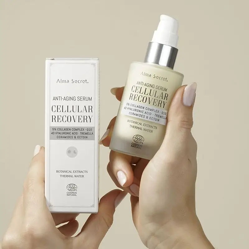 Alma Secret Cellular Recovery Serum 5% Kollagenkomplex, Q10, 4D Hyaluronsäure, Tremella, Ceramide & Ectoin