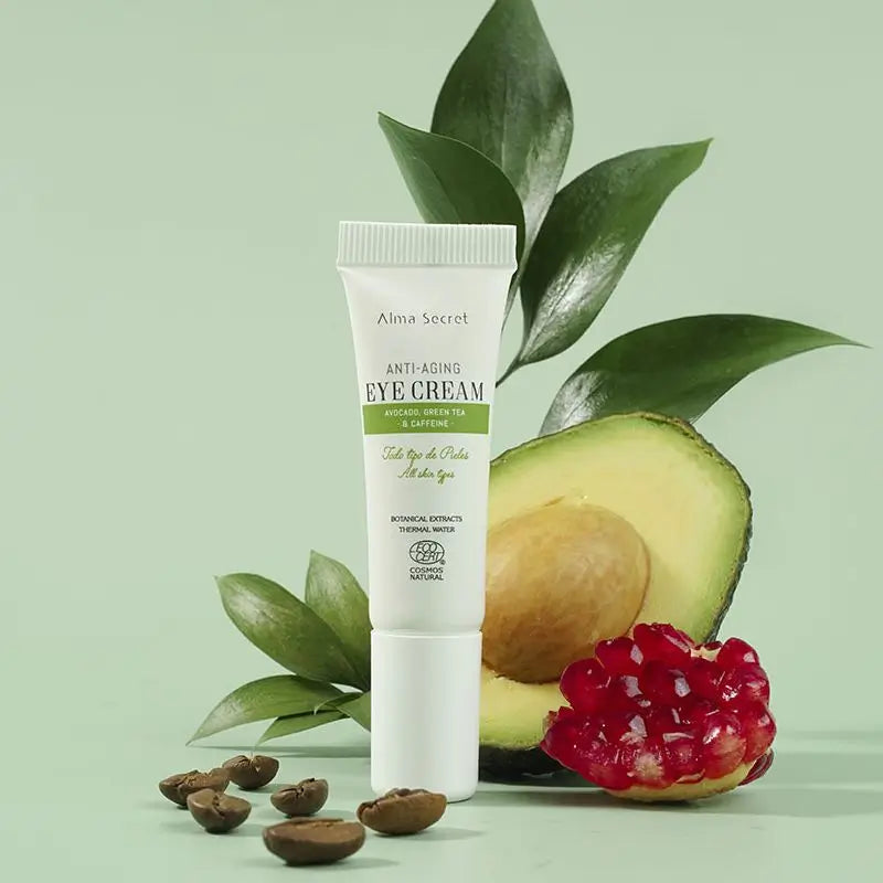 Alma Secret Anti-Aging Eye Contour Tube Avocado, Grüner Tee & Koffein