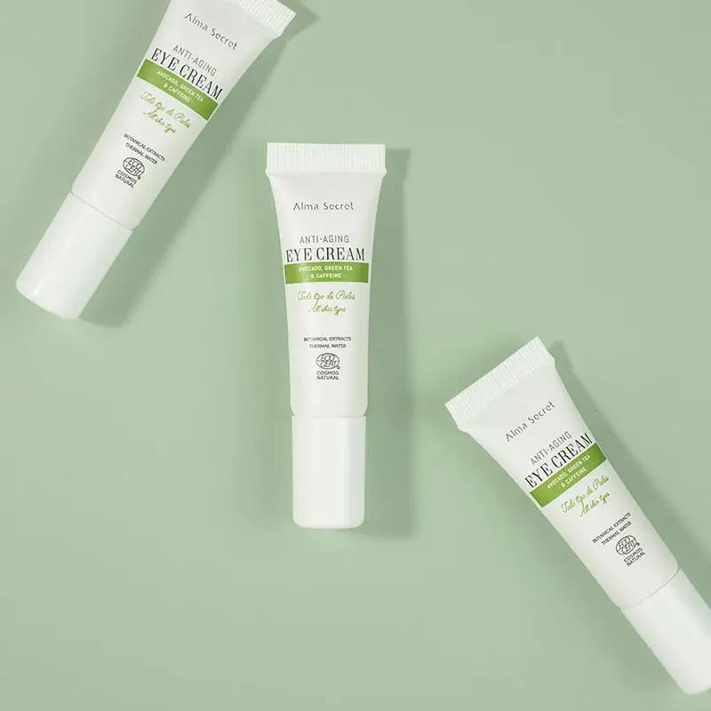 Alma Secret Anti-Aging Eye Contour Tube Avocado, Grüner Tee & Koffein