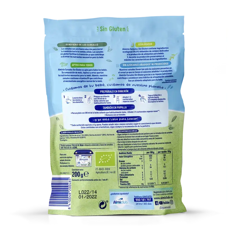 Almirón Bio Glutenfreies Müsli, 200g
