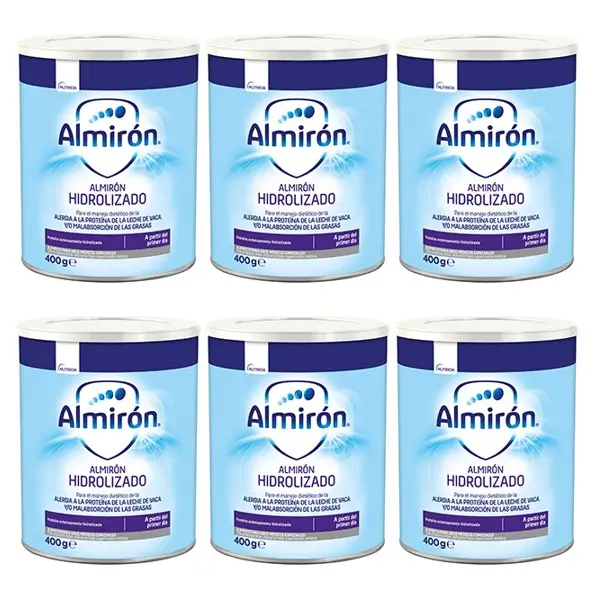 Almirón Hydrolysed, 6 x 400 grams
