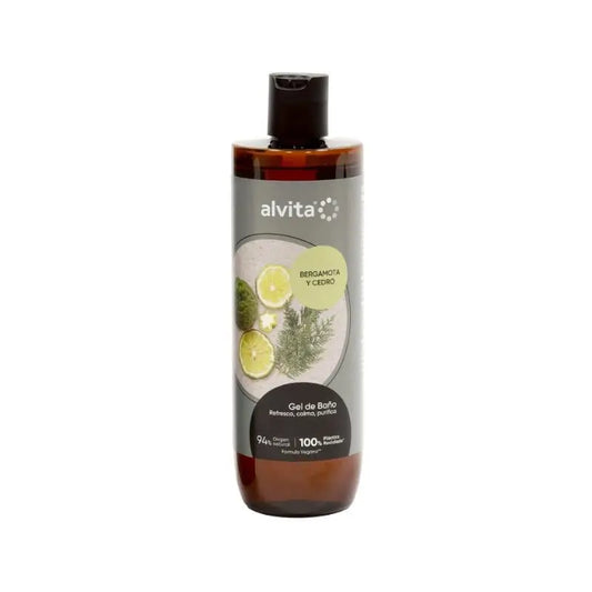 Alvita Bergamot & Cedarwood Bath Gel, 400 ml