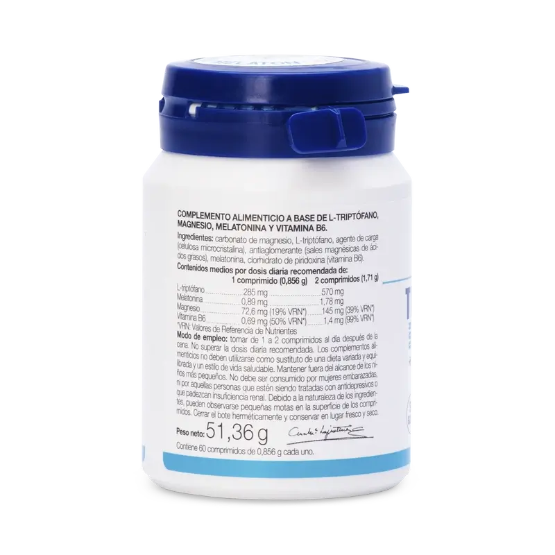 Ana Maria Lajusticia Tryptophan mit Melatonin + Magnesium und Vitamin B6, 2x60 Tabletten